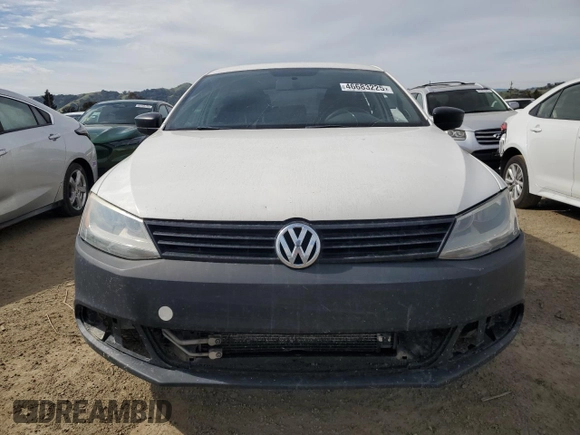 2011 Volkswagen Jetta Sedan S with VIN 3VW2K7AJ8BM334700, listed as a Copart auction lot 46683225 with 195,121 mi miles and Salvage Title. Bid and sale history available at carsss.com. Image 5.