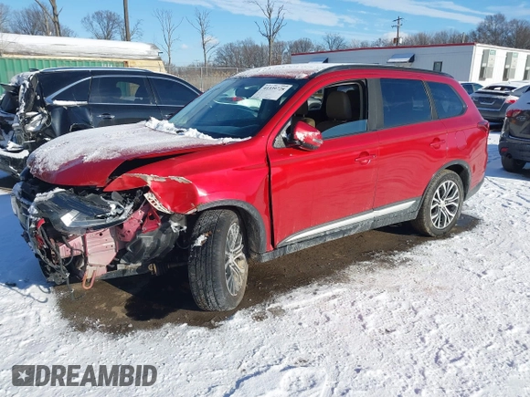 2016 Mitsubishi Outlander SE with VIN JA4AZ3A36GZ035369, listed as a IAAI auction lot 41339728 with 125,762 mi miles and . Bid and sale history available at DreamBid. Image 2.
