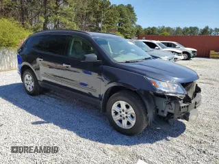 2017 Chevrolet Traverse LS with VIN 1GNKRFED7HJ272555, listed as a Copart auction lot 49005435 with 97,561 mi miles and Salvage Title. Bid and sale history available at DreamBid. Image 4.