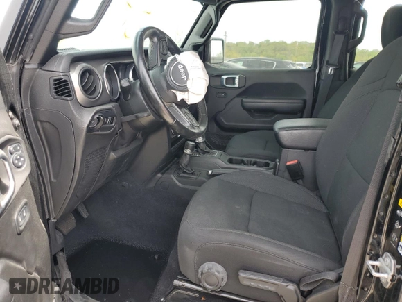 2021 Jeep Wrangler Unlimited Willys with VIN 1C4HJXDN3MW751207, listed as a Copart auction lot 50425805 with 35,383 mi miles and Salvage Title. Bid and sale history available at DreamBid. Image 7.