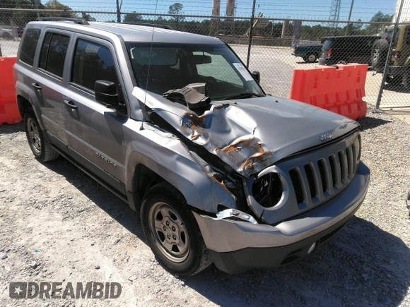 2016 Jeep Patriot Sport z VIN 1C4NJPBA0GD706017, wystawiony jako IAAI lot #34545358 z przebiegiem 65 111 mil mil oraz . Historia ofert i sprzedaży dostępna na DreamBid. Obrazek 1.
