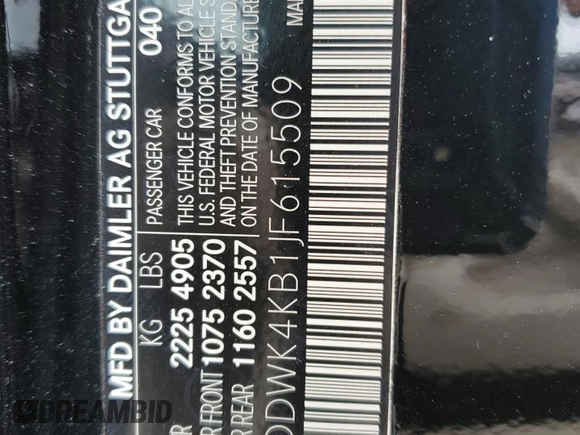 2018 Mercedes-Benz C 300 with VIN WDDWK4KB1JF615509, listed as a Copart auction lot 49956135 with 25,030 mi miles and Salvage title. Bid and sale history available at DreamBid. Image 12.