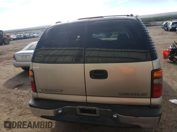 2001 Chevrolet Suburban LS with VIN 3GNEC16T01G218187, listed as a Copart auction lot 72295344 with 296,614 mi miles and Salvage Title. Bid and sale history available at carsss.com. Image 6.