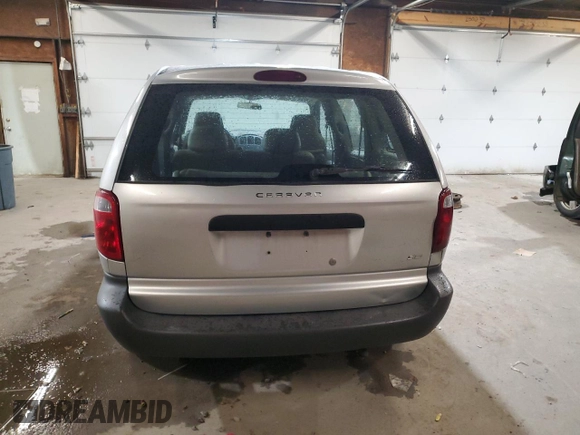 2001 Dodge Caravan SE with VIN 1B4GP25B91B189198, listed as a Copart auction lot 80727184 with 61,836 mi miles and Salvage Title. Bid and sale history available at DreamBid. Image 6.