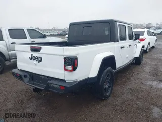 2022 Jeep Gladiator Texas Trail with VIN 1C6HJTAGXNL143080, listed as a IAAI auction lot 41535719 with 36,620 mi miles. Bid and sale history available at carsss.com. Image 4.