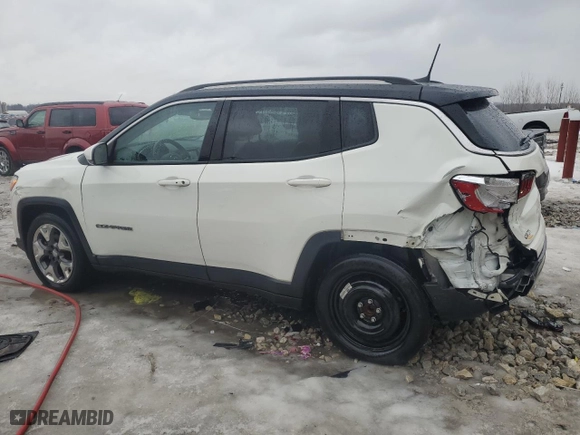 2020 Jeep Compass Limited with VIN 3C4NJCCB6LT107921, listed as a Copart auction lot 47201505 with 113,482 mi miles and Non Repairable. Bid and sale history available at carsss.com. Image 2.