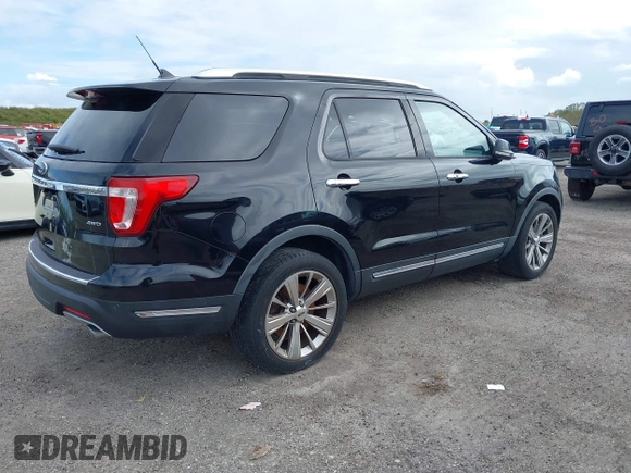 2018 Ford Explorer Limited with VIN 1FM5K8F83JGA94620, listed as a IAAI auction lot 40522242 with 107,928 mi miles and . Bid and sale history available at carsss.com. Image 4.
