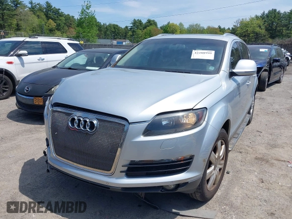 2009 Audi Q7 with VIN WA1AY74L49D008046, listed as a IAAI auction lot 42208999 with 166,855 mi miles and . Bid and sale history available at DreamBid. Image 2.