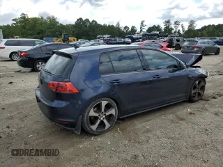 2017 Volkswagen Golf GTI Autobahn with VIN 3VW547AU7HM044801, listed as a Copart auction lot 66106443 with 79,434 mi miles. Bid and sale history available at carsss.com. Image 3.
