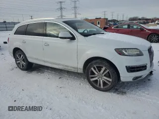 2014 Audi Q7 3.0T Premium Plus with VIN WA1LGAFE5ED010082, listed as a Copart auction lot 45519515 with 129,781 mi miles and Salvage Title. Bid and sale history available at carsss.com. Image 4.