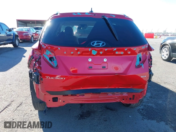2022 Hyundai Tucson Limited with VIN 5NMJECAE8NH068670, listed as a IAAI auction lot 40579846 with 33,441 mi miles. Bid and sale history available at carsss.com. Image 17.