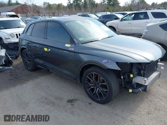 2021 Audi SQ5 Premium Plus with VIN WA1B4AFY7M2011453, listed as a IAAI auction lot 41768561 with 45,596 mi miles. Bid and sale history available at carsss.com. Image 1.