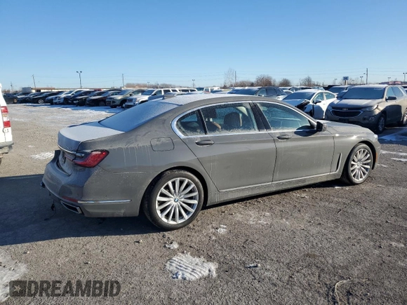 2022 BMW 7 Series 740i xDrive с VIN WBA7T4C04NCH30881, выставлен на аукционе Copart как лот 41772165 с пробегом 23 874 миль миль и Списание • Salvage title. История ставок и продаж доступна на DreamBid. Изображение 3.