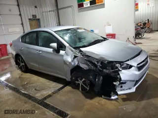 2020 Subaru Impreza Premium with VIN 4S3GKAV66L3606031, listed as a Copart auction lot 43313905 with 51,579 mi miles and Salvage Title. Bid and sale history available at carsss.com. Image 4.