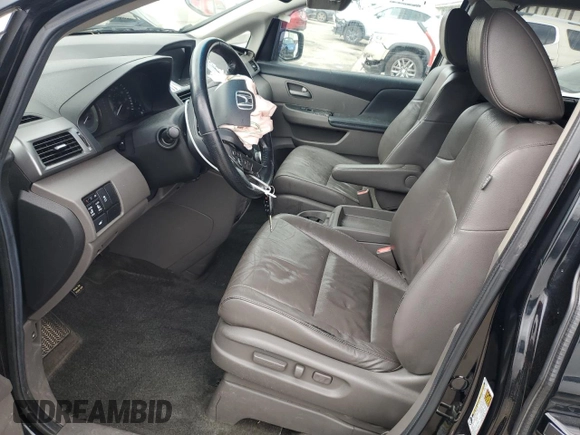 2013 Honda Odyssey EX-L with VIN 5FNRL5H61DB019930, listed as a Copart auction lot 54666775 with 175,300 mi miles and Salvage title. Bid and sale history available at DreamBid. Image 7.