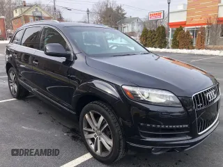 2014 Audi Q7 3.0T Premium Plus with VIN WA1LGAFE6ED013461, listed as a Copart auction lot 45347045 with 139,453 mi miles and Clean Title. Bid and sale history available at carsss.com. Image 4.