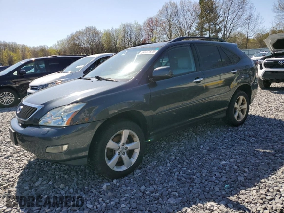 2008 Lexus RX with VIN 2T2HK31UX8C081313, listed as a Copart auction lot 54667595 with 113,108 mi miles and Clean Title. Bid and sale history available at carsss.com. Image 1.