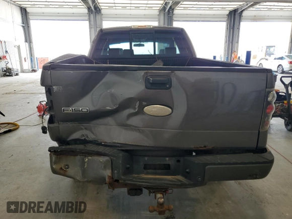 2008 Ford F-150 XLT with VIN 1FTPX14V58FB71339, listed as a Copart auction lot 63600585 with 204,162 mi miles and Salvage title. Bid and sale history available at DreamBid. Image 6.