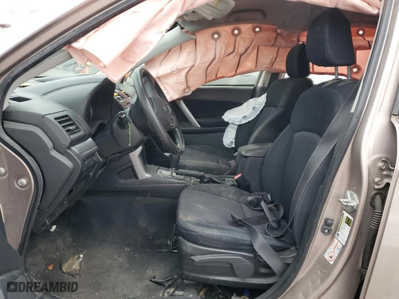 2014 Subaru Forester 2.5i with VIN JF2SJAAC6EH470158, listed as a Copart auction lot 42977425 with 0 mi miles and Salvage Title. Bid and sale history available at carsss.com. Image 7.