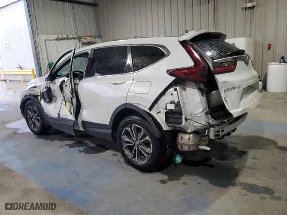 2020 Honda CR-V EX with VIN 5J6RW1H5XLL010754, listed as a Copart auction lot 50154395 with 52,609 mi miles and Salvage Title. Bid and sale history available at carsss.com. Image 2.