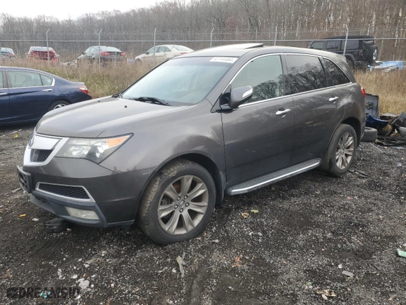 2012 Acura MDX Advance Pkg with VIN 2HNYD2H65CH526288, listed as a Copart auction lot 83744464 with 179,739 mi miles and Salvage Title. Bid and sale history available at carsss.com. Image 1.