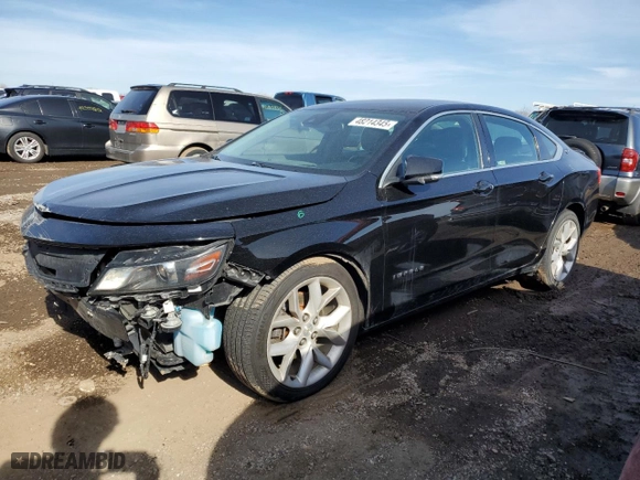 2015 Chevrolet Impala LT with VIN 2G1115SLXF9266316, listed as a Copart auction lot 48214345 with 176,794 mi miles and Salvage Title. Bid and sale history available at carsss.com. Image 1.
