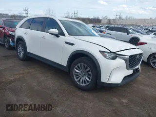 2024 Mazda CX-90 3.3 Turbo Select with VIN JM3KKAHD8R1126640, listed as a IAAI auction lot 41908847 with 23,973 mi miles. Bid and sale history available at carsss.com. Image 1.
