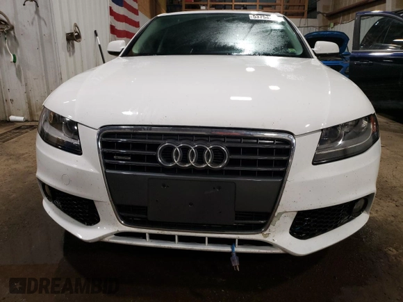 2011 Audi A4 Premium with VIN WAUBFAFL3BA066048, listed as a Copart auction lot 53758365 with 121,373 mi miles and Salvage Title. Bid and sale history available at carsss.com. Image 5.