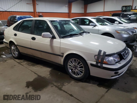 2002 Saab 9-3 with VIN YS3DD58H622022226, listed as a Copart auction lot 44865564 with 184,296 mi miles and Salvage Title. Bid and sale history available at carsss.com. Image 4.