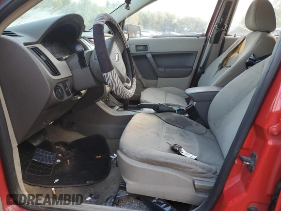 2008 Ford Focus S with VIN 1FAHP34N88W294512, listed as a Copart auction lot 74059944 with Not Provided miles and Salvage Title. Bid and sale history available at DreamBid. Image 7.