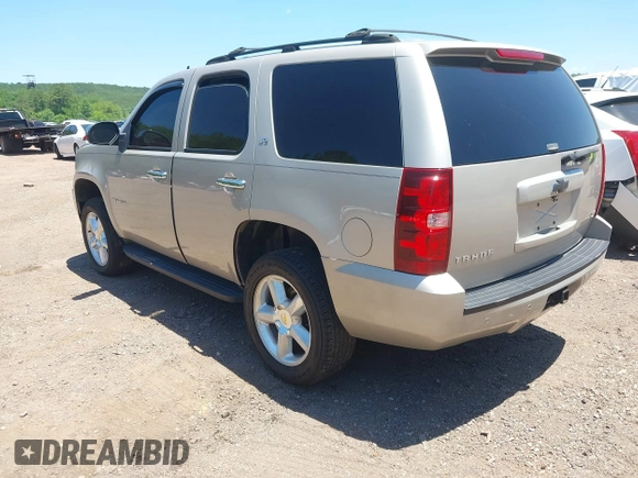 2007 Chevrolet Tahoe LTZ with VIN 1GNFK13037R265384, listed as a IAAI auction lot 42343911 with 162,688 mi miles and . Bid and sale history available at DreamBid. Image 3.