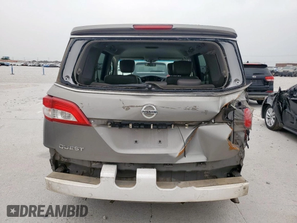 2012 Nissan Quest SL with VIN JN8AE2KP3C9051699, listed as a Copart auction lot 53310165 with 208,183 mi miles and Clean Title. Bid and sale history available at carsss.com. Image 7.
