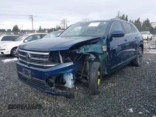 2021 Volkswagen Atlas SEL Premium R-Line with VIN 1V2FE2CA6MC238580, listed as a IAAI auction lot 41480812 with 54,427 mi miles and . Bid and sale history available at DreamBid. Image 18.