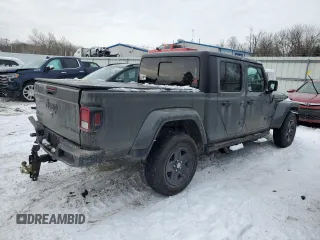 2022 Jeep Gladiator Texas Trail with VIN 1C6HJTAG4NL170016, listed as a Copart auction lot 44982765 with 35,542 mi miles and Salvage title. Bid and sale history available at DreamBid. Image 3.