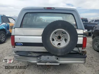 1996 Ford Bronco Custom with VIN 1FMEU15H2TLB39706, listed as a Copart auction lot 52936135 with 202,872 mi miles and Clean title. Bid and sale history available at DreamBid. Image 6.