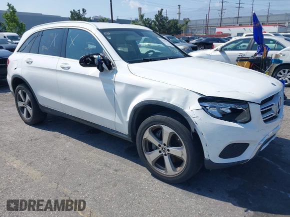 2018 Mercedes-Benz GLC 300 with VIN WDC0G4JB5JV052936, listed as a IAAI auction lot 42208183 with 64,578 mi miles and . Bid and sale history available at DreamBid. Image 1.