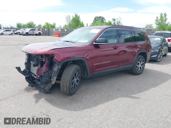 2024 Jeep Grand Cherokee Limited with VIN 1C4RJKBG6R8603317, listed as a IAAI auction lot 42256390 with 12,649 mi miles and . Bid and sale history available at DreamBid. Image 2.