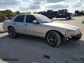 2007 Mercury Grand Marquis GS with VIN 2MEFM74V57X603310, listed as a Copart auction lot 70229064 with 119,536 mi miles and Salvage Title. Bid and sale history available at carsss.com. Image 4.