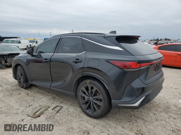 2024 Lexus RX with VIN 2T2BAMCA5RC059688, listed as a Copart auction lot 46193365 with 20,061 mi miles and Salvage Title. Bid and sale history available at carsss.com. Image 2.