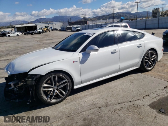2016 Audi A7 3.0 Premium Plus with VIN WAUWGAFC2GN007670, listed as a Copart auction lot 41129154 with 109,204 mi miles and Salvage Title. Bid and sale history available at carsss.com. Image 1.