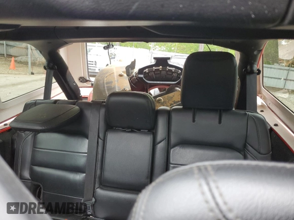 2018 Jeep Wrangler Unlimited Sahara with VIN 1C4HJXEG9JW146717, listed as a Copart auction lot 55062845 with 148,844 mi miles and Salvage title. Bid and sale history available at DreamBid. Image 10.