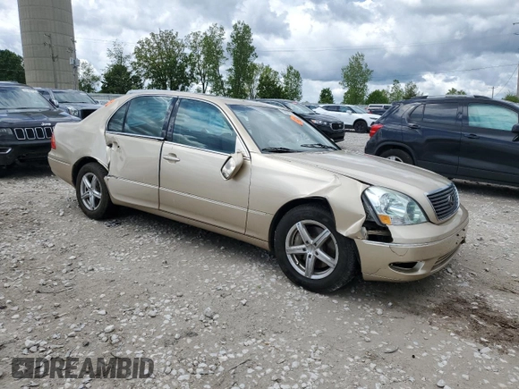 2002 Lexus LS 430 z VIN JTHBN30F320090312, wystawiony jako Copart lot #57827825 z przebiegiem Nie podano mil oraz Czysty tytuł • Clean title. Historia ofert i sprzedaży dostępna na DreamBid. Obrazek 4.