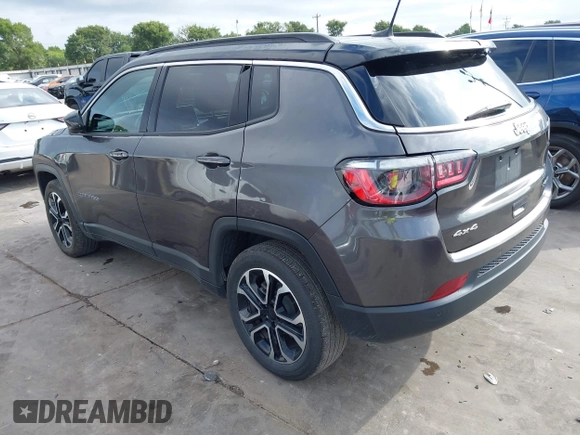 2024 Jeep Compass Limited with VIN 3C4NJDCN1RT596947, listed as a IAAI auction lot 42475127 with 35,210 mi miles and . Bid and sale history available at DreamBid. Image 3.