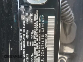 2020 Kia Optima LX z VIN 5XXGT4L35LG399462, wystawiony jako Copart lot #56368455 z przebiegiem 108 889 mil mil oraz Szkoda całkowita • Salvage title. Historia ofert i sprzedaży dostępna na DreamBid. Obrazek 12.