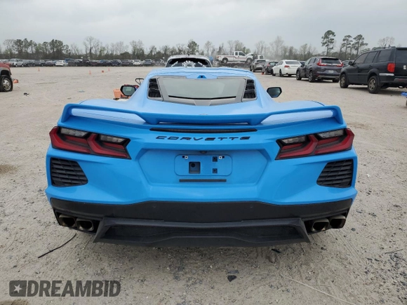 2020 Chevrolet Corvette 2LT with VIN 1G1Y72D45L5117631, listed as a Copart auction lot 49029335 with 43,587 mi miles and Salvage title. Bid and sale history available at DreamBid. Image 6.