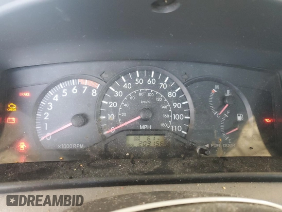 2008 Toyota Corolla CE with VIN 1NXBR32E48Z000141, listed as a Copart auction lot 54988675 with 209,158 mi miles and Clean Title. Bid and sale history available at DreamBid. Image 9.