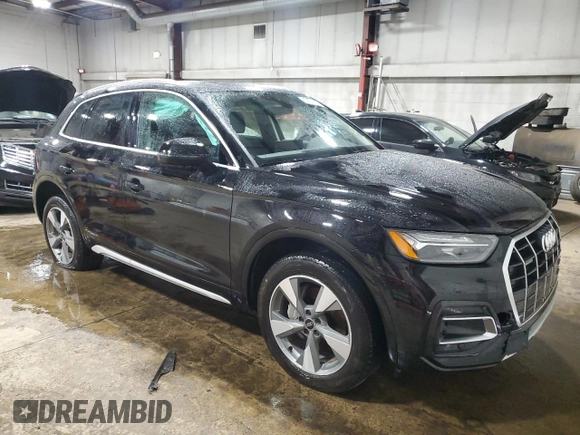 2024 Audi Q5 Premium Plus with VIN WA1BBAFY6R2017287, listed as a Copart auction lot 49304225 with 13,313 mi miles and Salvage title. Bid and sale history available at DreamBid. Image 4.