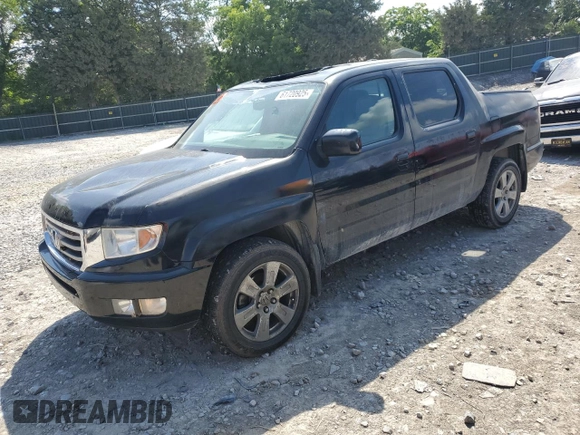 2013 Honda Ridgeline RTL with VIN 5FPYK1F58DB018136, listed as a Copart auction lot 61720925 with 184,020 mi miles and Salvage title. Bid and sale history available at DreamBid. Image 1.