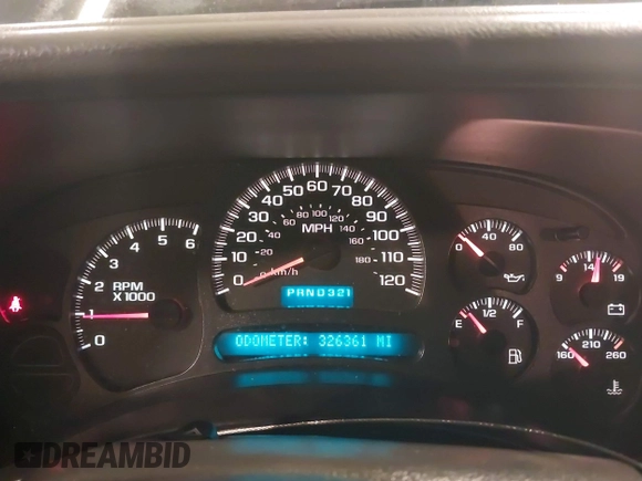 2003 Chevrolet Silverado 1500 with VIN 2GCEK19V231238686, listed as a IAAI auction lot 42107363 with 326,361 mi miles and . Bid and sale history available at DreamBid. Image 7.