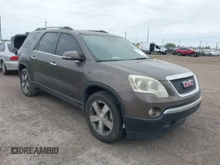 2012 GMC Acadia SLT1 z VIN 1GKKRRED9CJ285881, wystawiony jako IAAI lot #41929364 z przebiegiem Nie podano mil oraz . Historia ofert i sprzedaży dostępna na DreamBid. Obrazek 1.